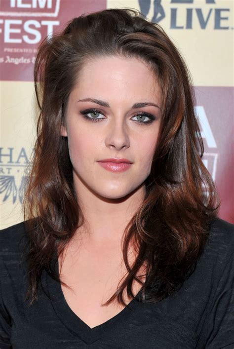 kristen stewart brown hair